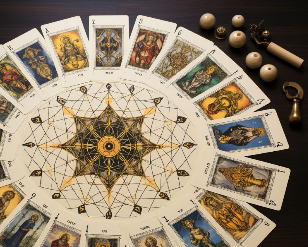 Расчет квадрата Пифагора в сочетании с картами Таро